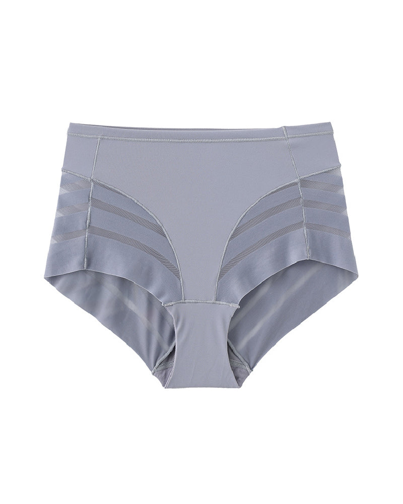 Variant image for High Waisted Tummy Control Underwear for Women โ Lace Stripe Briefs for Comfort and Seamless Style-19