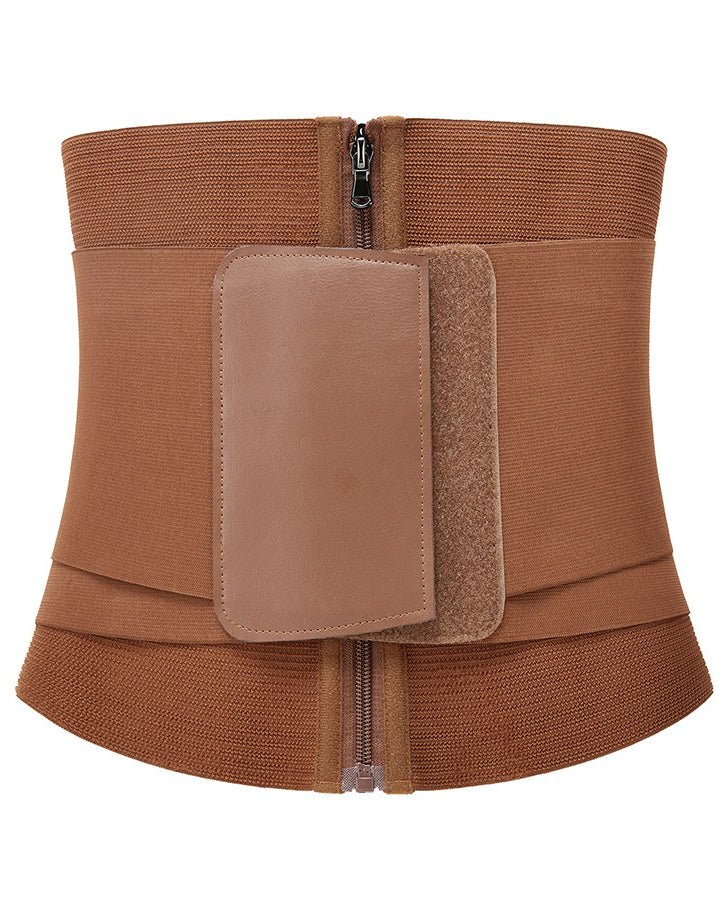 Double Compression Zipper Waist Trainer Corset Girdle for Women - Tummy Slimming Plus Size Available, Hourglass Figure-3