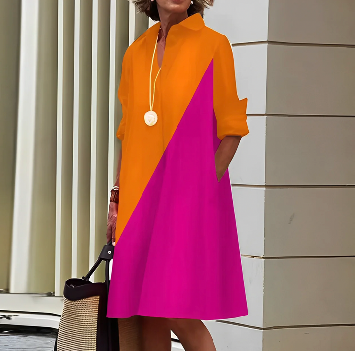 Velanora - Stylish Polo Dress with Stretch Fit and Breathable Material
