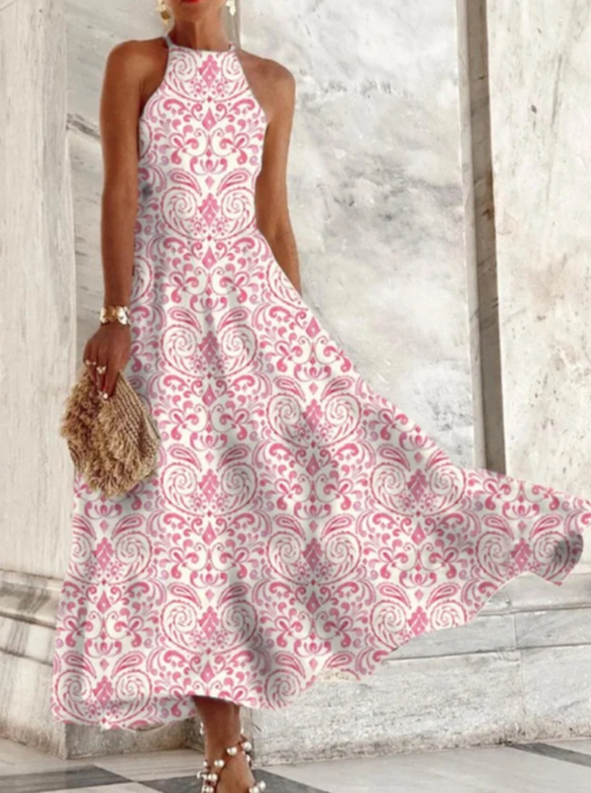 Women's Classic Summer Dress - Short Sleeve Elegant Design 0