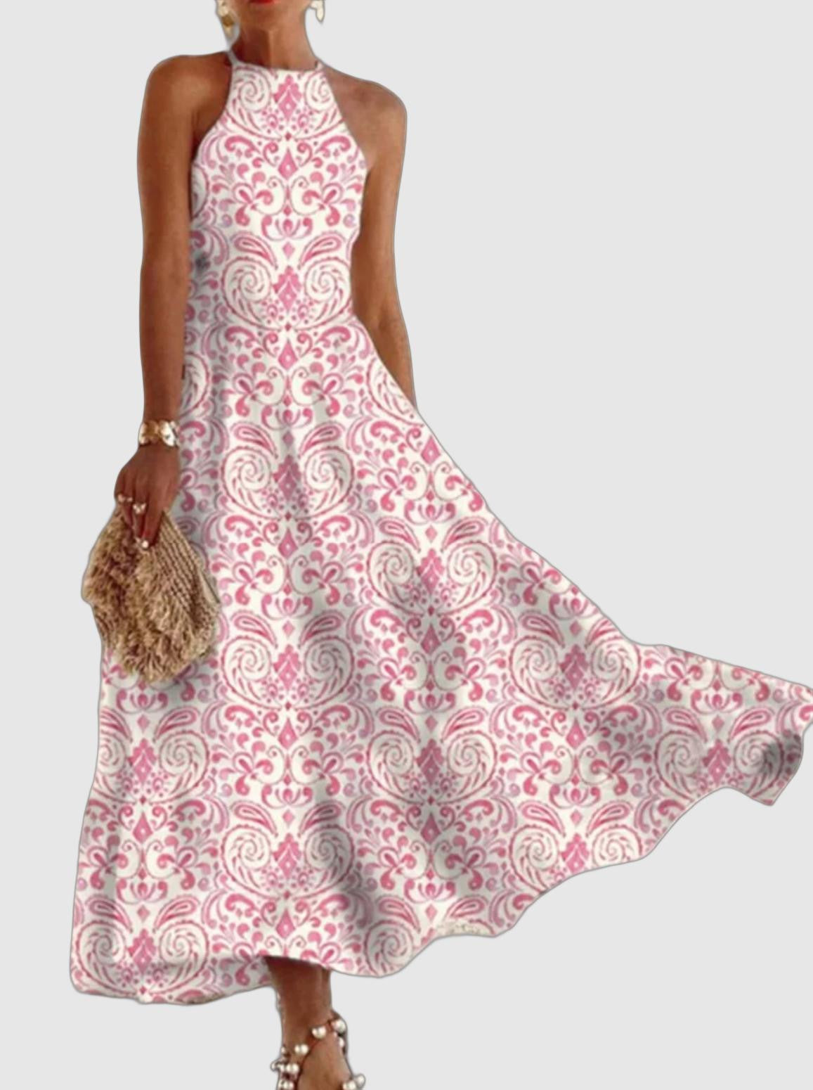 Women's Classic Summer Dress - Short Sleeve Elegant Design 2