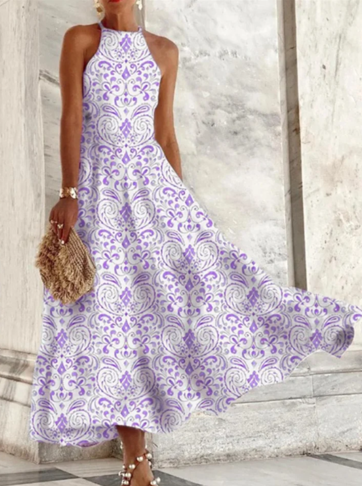 Women's Classic Summer Dress - Short Sleeve Elegant Design 3