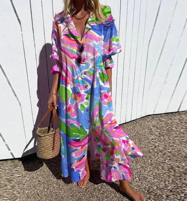 Women's Summer Dress - Classic Short Sleeve Casual Dress 0