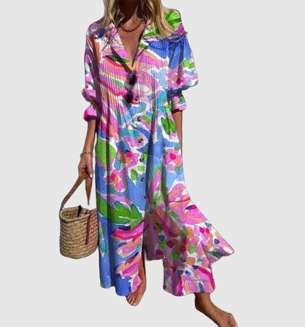 Women's Summer Dress - Classic Short Sleeve Casual Dress 1