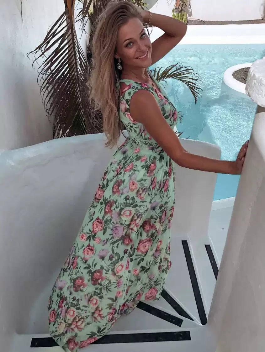 Women's Summer Maxi Dress with Print 2