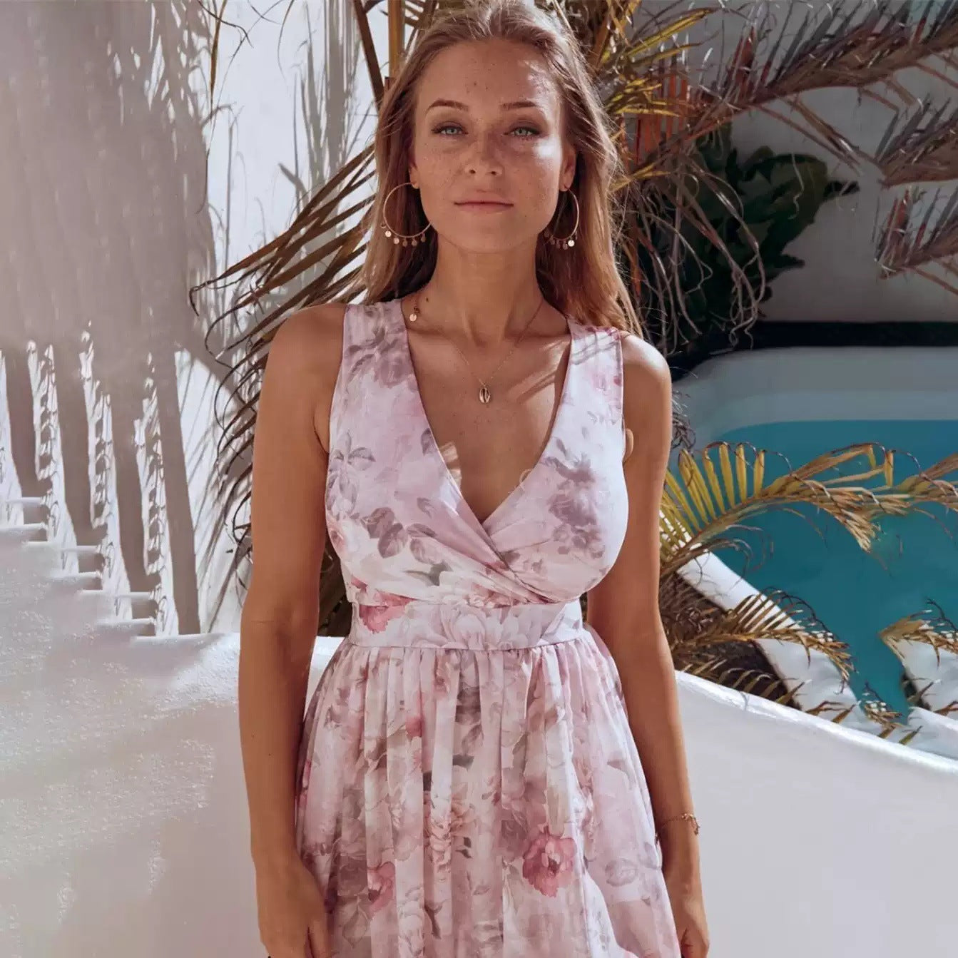 Women's Summer Maxi Dress with Print 3