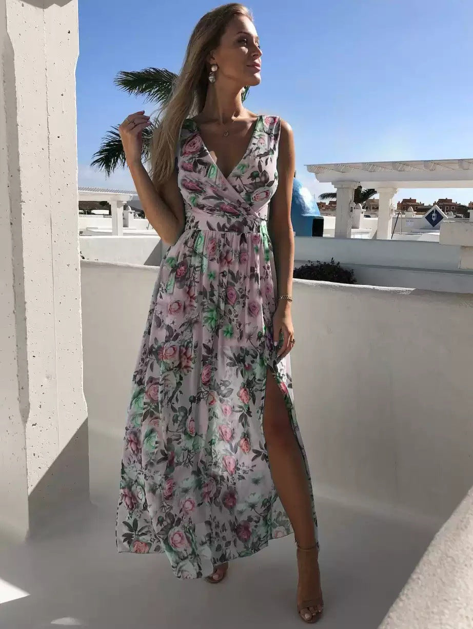 Women's Summer Maxi Dress with Print 4