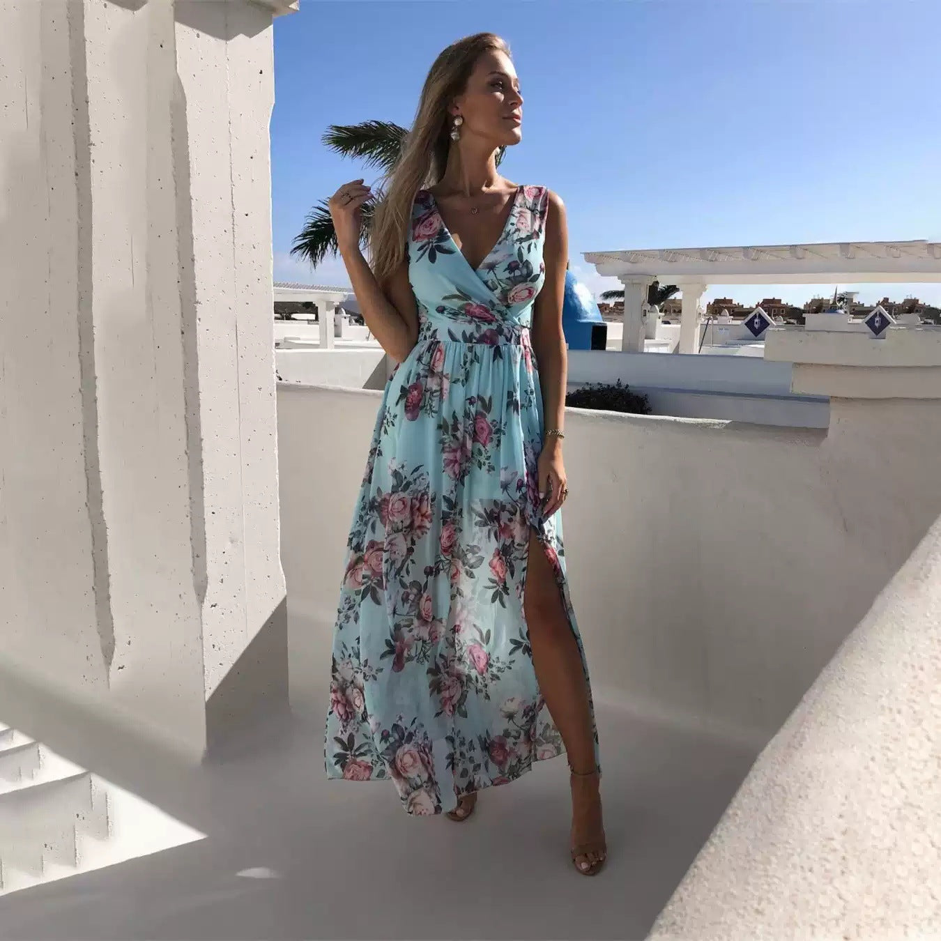 Women's Summer Maxi Dress with Print 6
