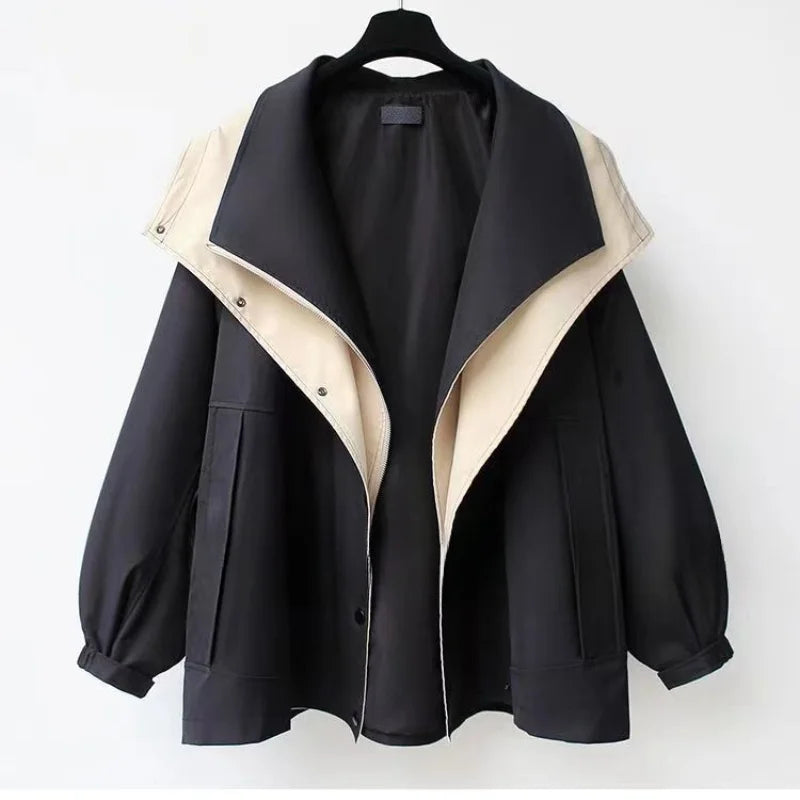 Women's Waterproof Coat Black Size M Lightweight Winter Coats Women 1