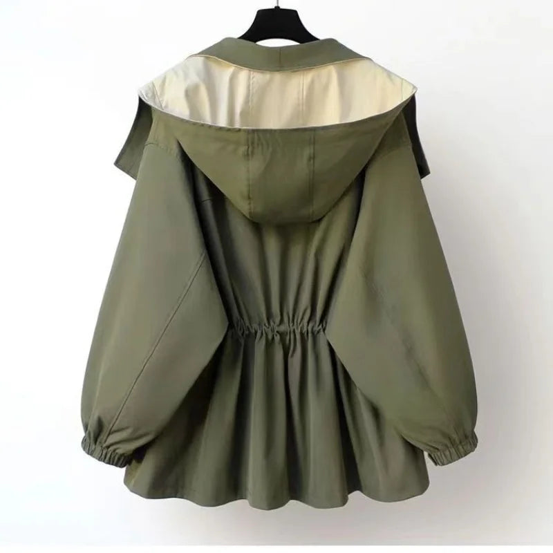 Women's Waterproof Coat Black Size M Lightweight Winter Coats Women 5