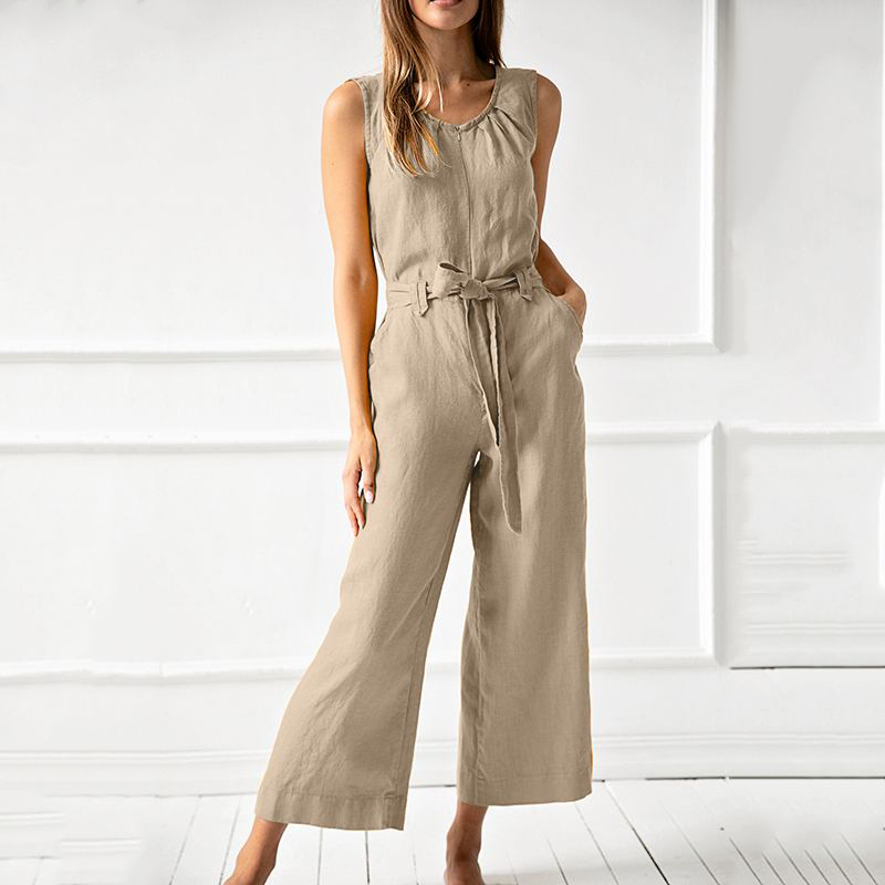 Women's casual jumpsuit with wide legs 2