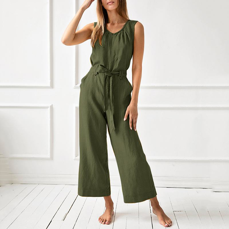 Women's casual jumpsuit with wide legs 4