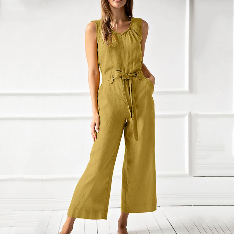 Women's casual jumpsuit with wide legs 5
