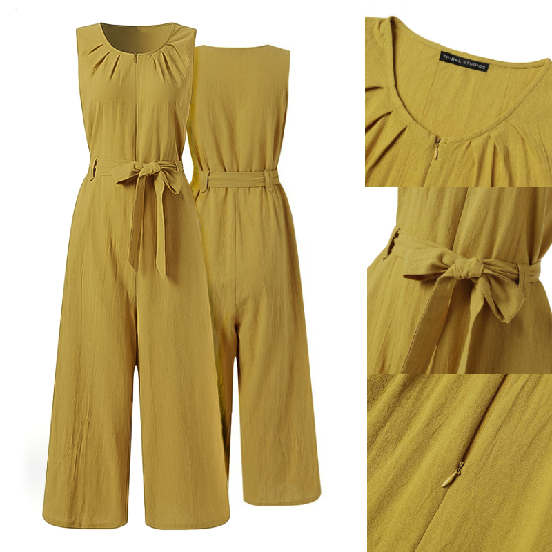Women's casual jumpsuit with wide legs 6