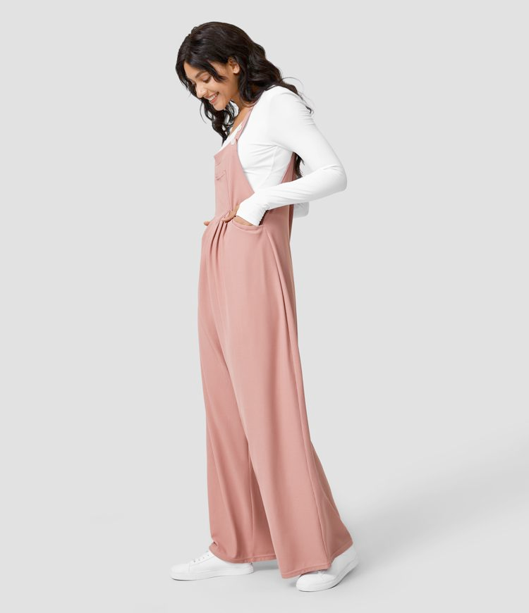 Women's casual multi-pocket jumpsuit 2