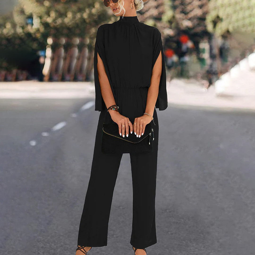 Women's elegant jumpsuit with loose bat sleeves 6