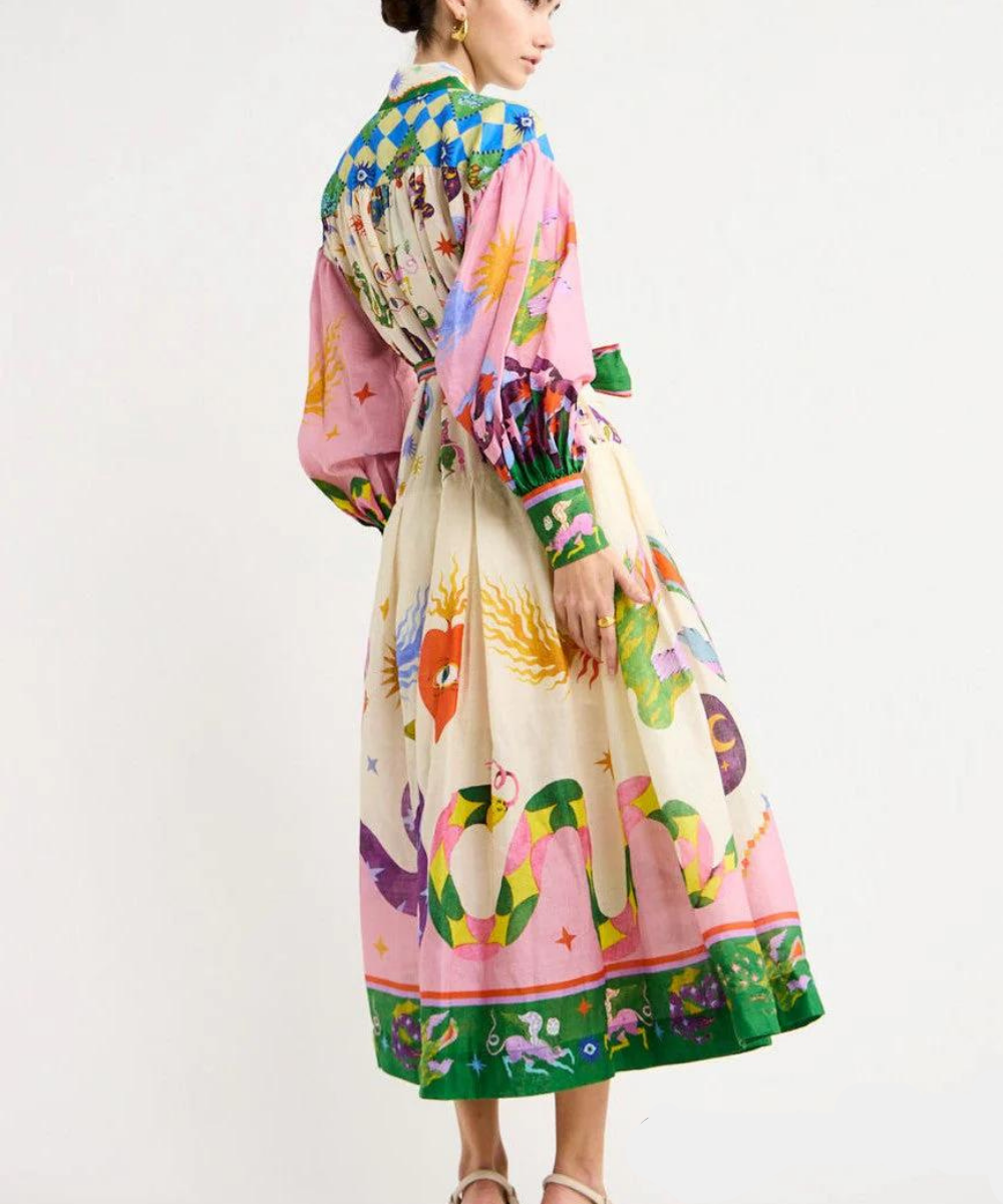 Women's italian maxi dress 3