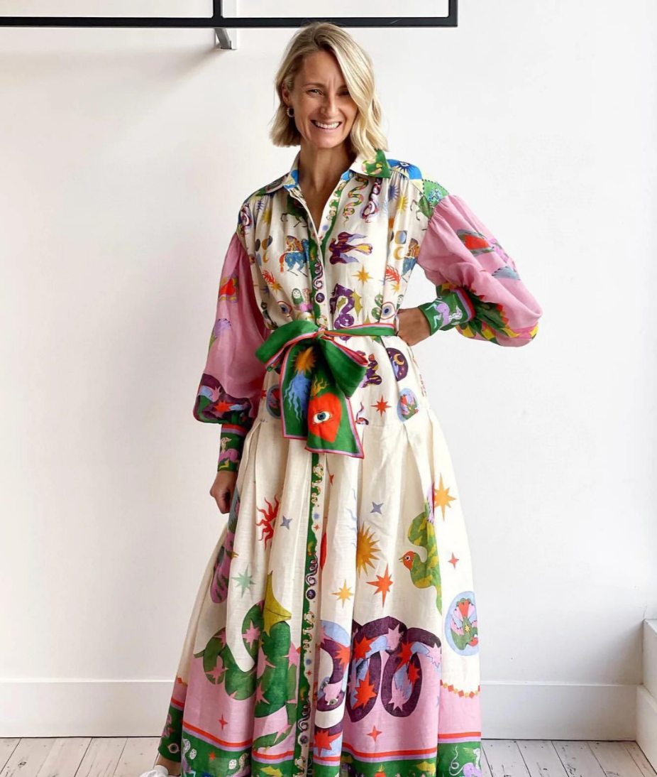 Women's italian maxi dress 6