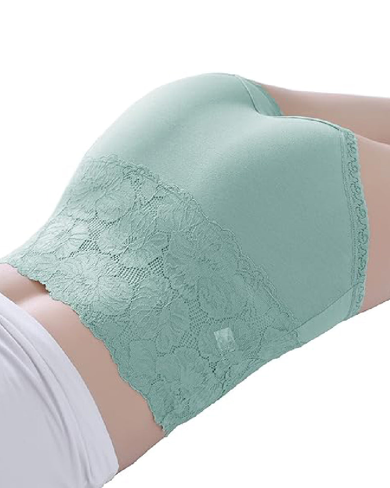 High Waist Floral Lace Briefs for Women – Tummy Control Women's Underwear for a Flattering Silhouette-5
