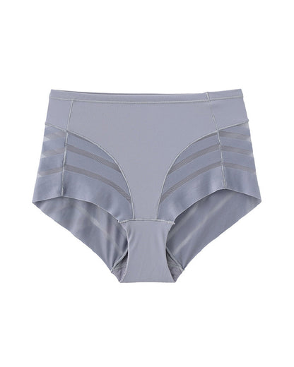 Variant image for High Waisted Tummy Control Underwear for Women – Lace Stripe Briefs for Comfort and Seamless Style-19