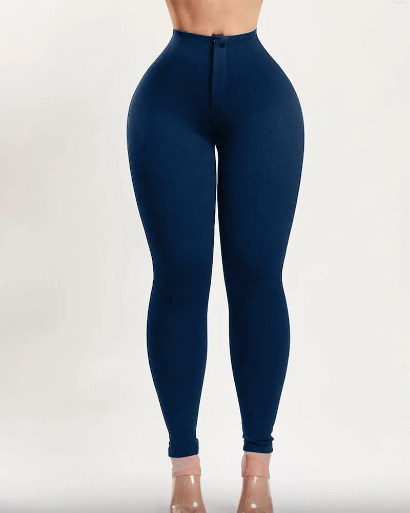 Variant image for High Waist Tummy Control Leggings for Butt Lifting – Breathable Stretch Fabric, Non-Slip Fit, Full Length-49