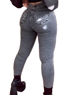 High Stretch Skinny Shaping Jeans with Butt Lifter Design for Women - Super Push Up, Comfortable Stretch Denim, Multiple Colors Available-4