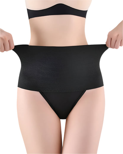 High Waist Tummy Control Shapewear Thong Body Shaper – Soft, Breathable Fabric for All-Day Comfort-1