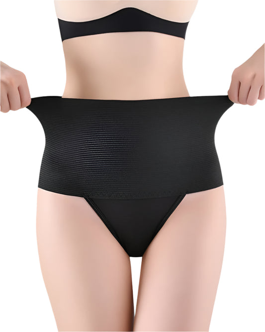 High Waist Tummy Control Shapewear Thong Body Shaper – Soft, Breathable Fabric for All-Day Comfort-1