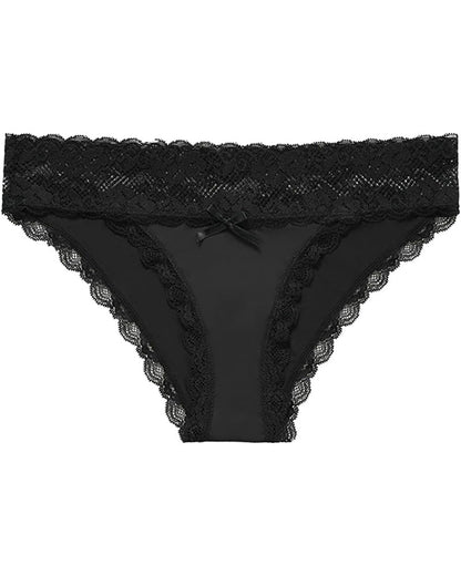 High Cut Lace Seamless Bikini Briefs – Soft Breathable Women's Bikini Underwear for All-Day Comfort-6