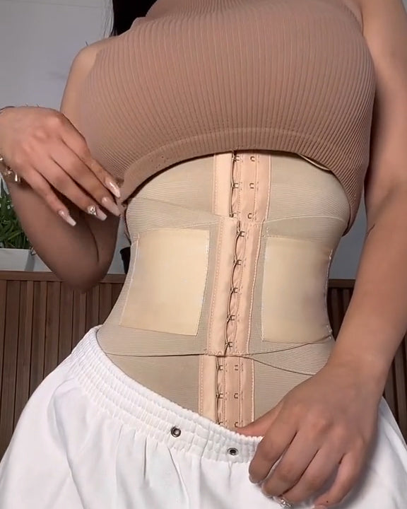 Hourglass Waist Trainer for Women - Postpartum Recovery & Support-2
