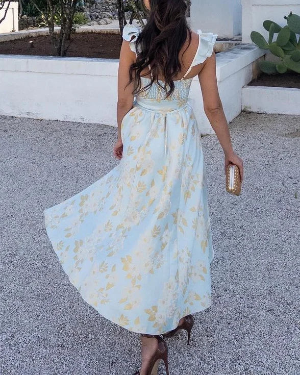 Women's Summer Dress - V-Neck Stylish Lightweight Casual Dress 4