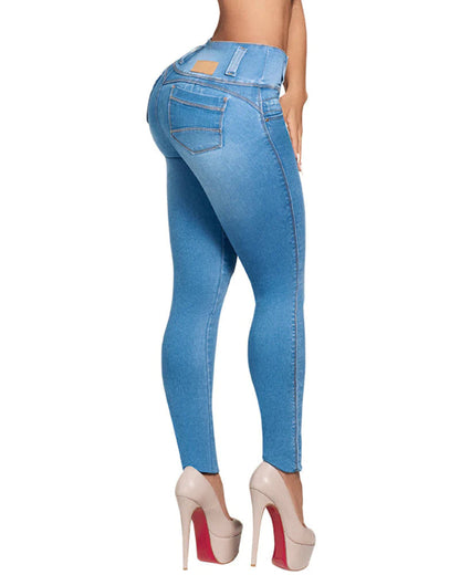 High Waisted Butt Lifting Skinny Jeans for Women – Stretch Denim, Sizes S-4XL-4