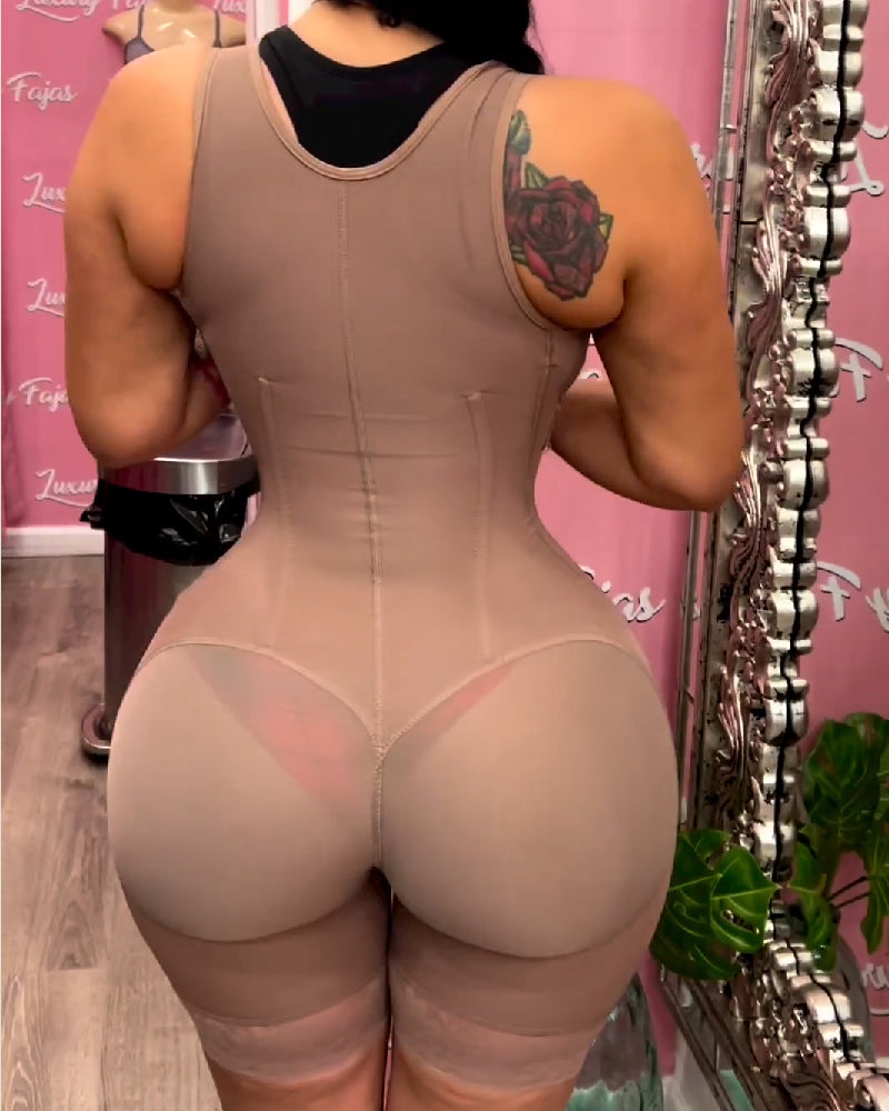 Shapewear Bodysuit for Tummy Control, High Compression, Adjustable Fit - Shapshe®-4