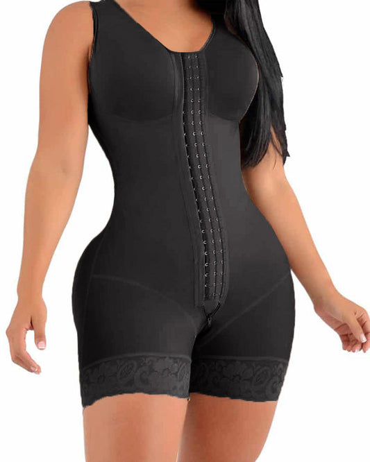 High Compression Short Girdle for Daily and Post-Surgical Use, Anti-Roll Technology, Comfortable Fit - Shapshe®-1