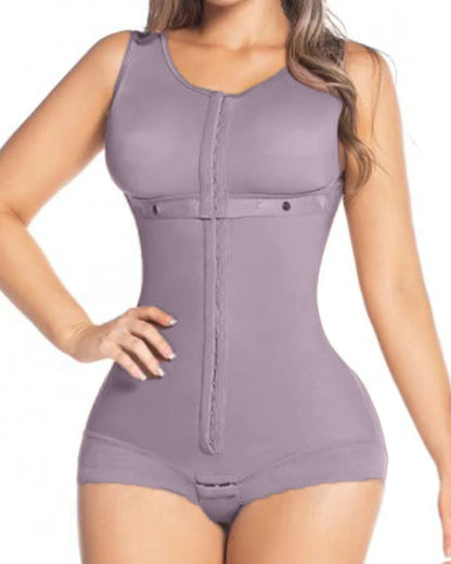 Variant image for High Compression Full Body Shapewear Bodysuit with Hook and Eye Closure for Tummy Control and Bust Support-19