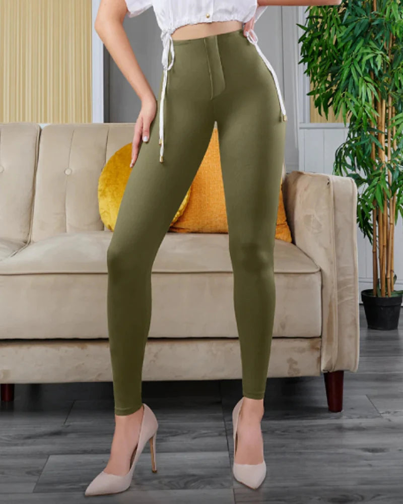 High Waist Tummy Control Leggings for Butt Lifting – Breathable Stretch Fabric, Non-Slip Fit, Full Length-6