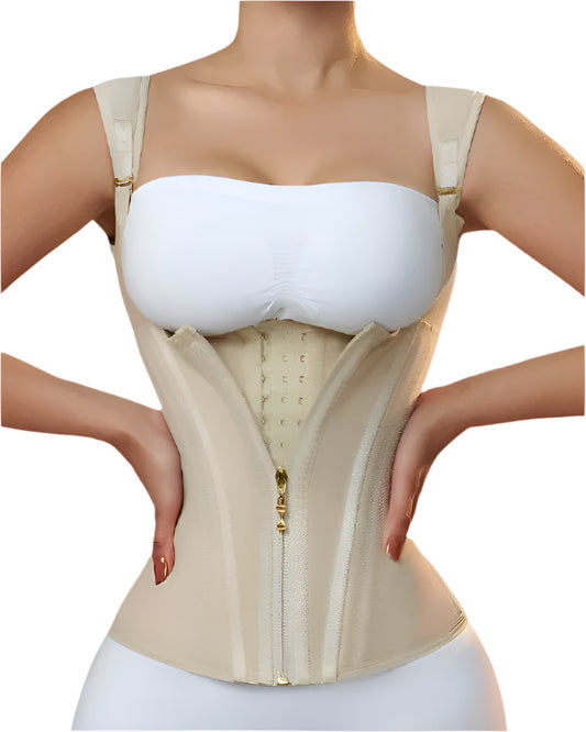 Women's Waist Trainer Black Size M Nylon Spandex - Best Waist Trainer for Women-2