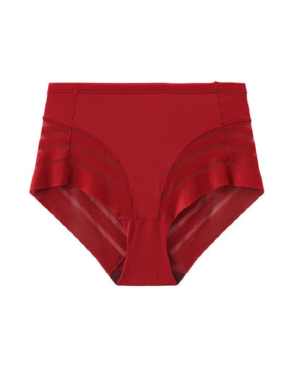 Variant image for High Waisted Tummy Control Underwear for Women – Lace Stripe Briefs for Comfort and Seamless Style-25