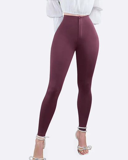 Variant image for High Waist Tummy Control Leggings for Butt Lifting – Breathable Stretch Fabric, Non-Slip Fit, Full Length-57